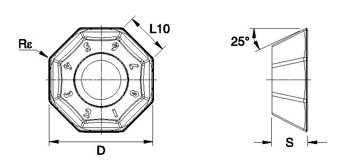 Inserts for KSOM Mini - OFKT-HB 2458791 - Kennametal