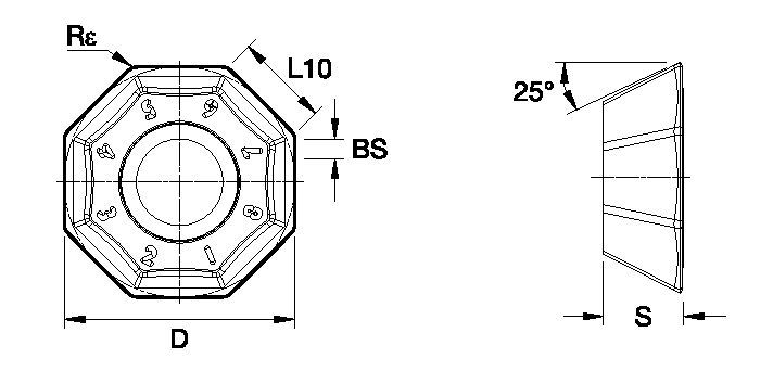 Inserts for KSOM Mini - OFKT-LB 2982086 - Kennametal
