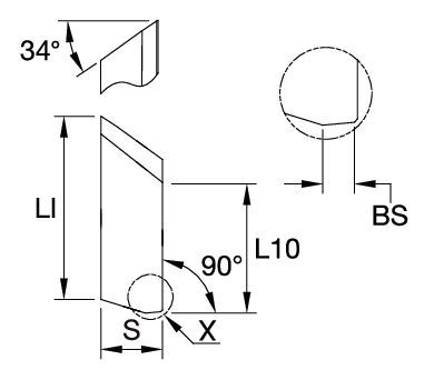 Fix-Perfect™ • Aluminum Indexable Inserts for Fix-Perfect • BGHX15L5...