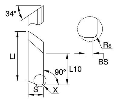 Fix-Perfect™ • Aluminum Indexable Inserts for Fix-Perfect • BGHX15L5...