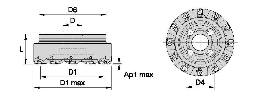 Fix-Perfect™ Cast Iron Finisher • Shell Mill • Metric