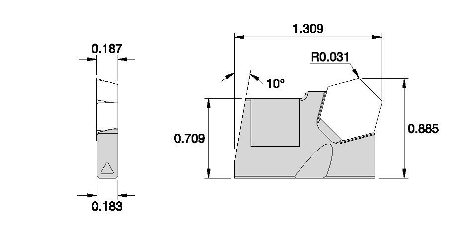 KCFM 45 Semi-Finishing Cartridge SDHN Inserts 6210837 KCFMCA45HD23 - Kennametal.com