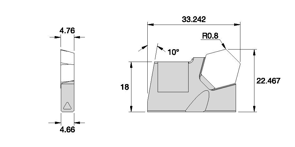 KCFM 45 Semi-Finishing Cartridge SDHN Inserts 6210837 KCFMCA45HD23 - Kennametal.com