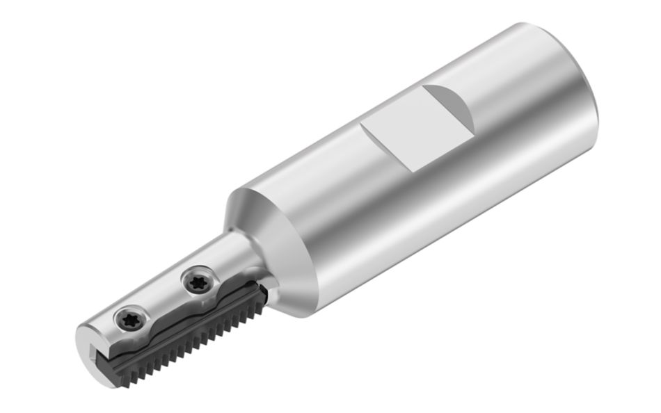 TM24 Conical Threads • End Mill • Weldon® Shank • Inch