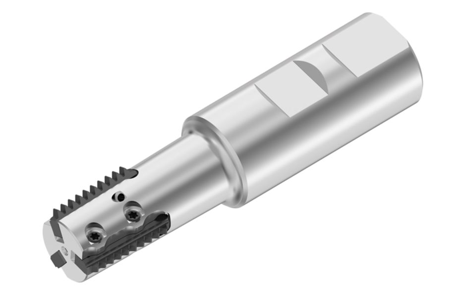 TM25 Conical Threads • End Mill • Weldon® Shank • Inch