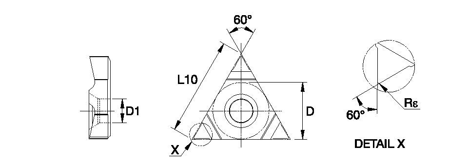KTMDU16 IN 60° Threading - 5593681 - Kennametal