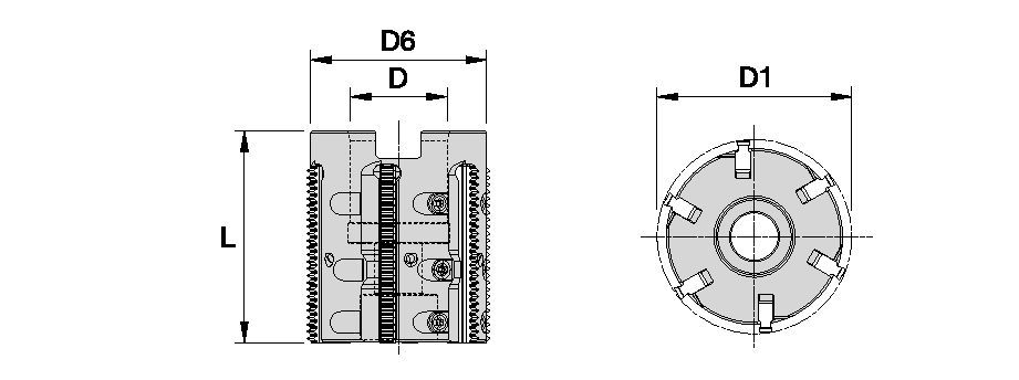 TM40 Parallel Threads • Shell Mill • Inch