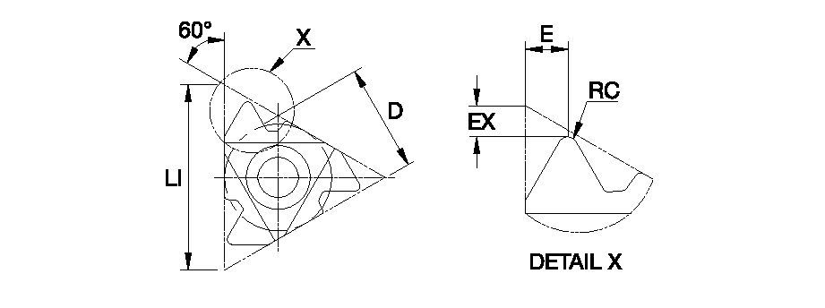 Laydown External Threading Insert • API • Cresting