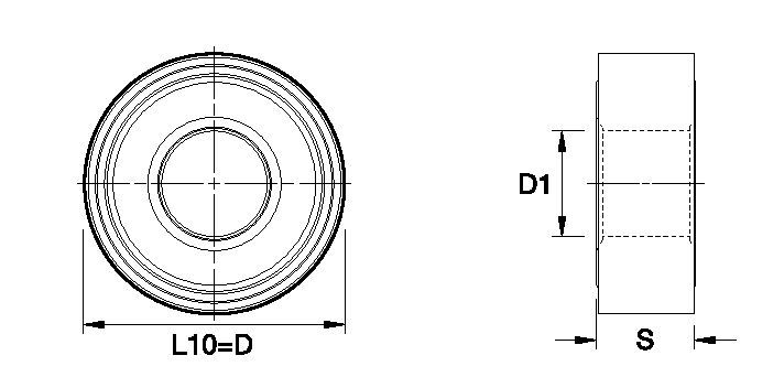 Kenloc™ RNMG190600 ISO/ANSI Turning Insert 7089526 - Kennametal