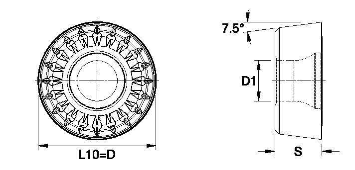 Beyond™ RCMT2006M0UPG Railroad Turning Insert 6320360 - Kennametal