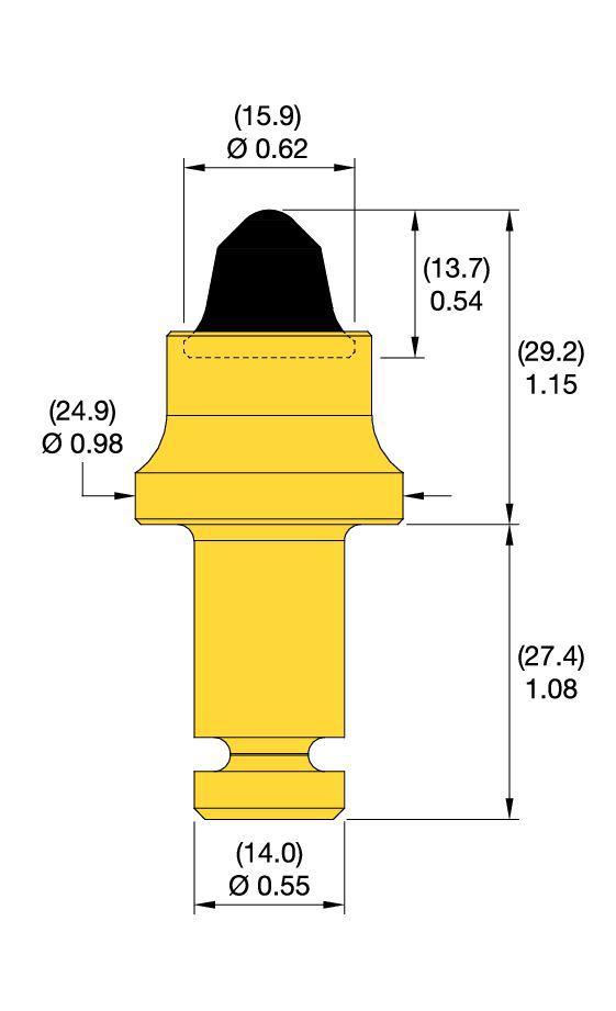Small-Conical-CM63 Trenching - 1795208 - Kennametal