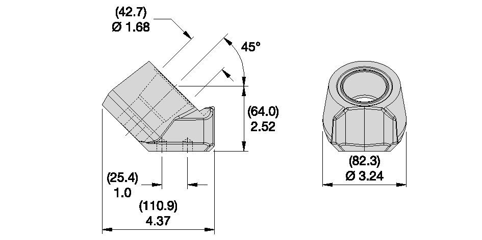 Road Rehabilitation Toolholder Systems KPL302 Base • Left Hand - 100008001