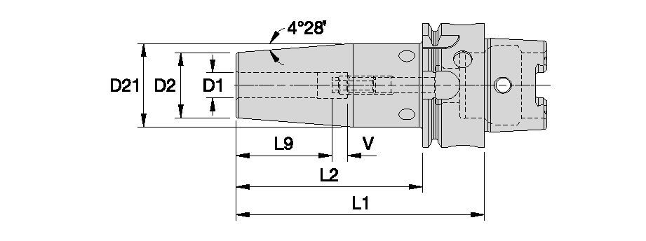 HSK Shank Tools Shrink Fit Toolholders General Purpose (GP)