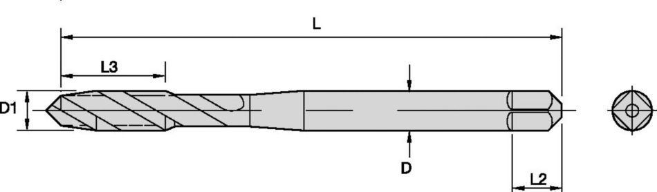 Series 2314/5314 • Machine Screw and Fractional • Bottoming Chamfer