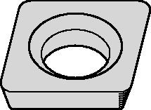 Screw-On CDHB ISO/ANSI Turning Insert 1937503 - Kennametal