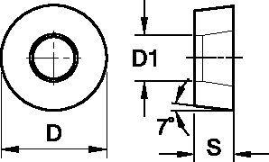 Victory™ RNMG120400RH Insert 4171713 - Widia