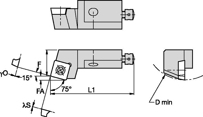 S-Style SSRCL12CA12 Cartridge 3870391 - Widia