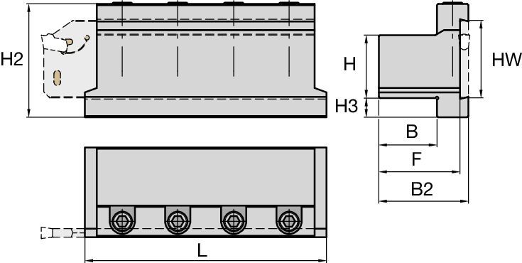 Bloques de herramientas de tronzar A2™