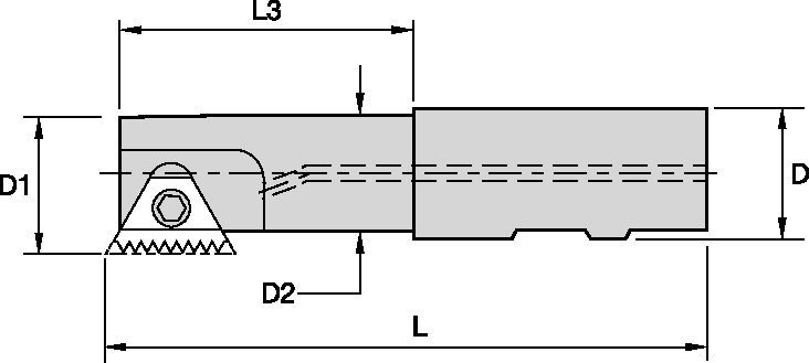 Gewindefräser mit Wendeschneidplatten