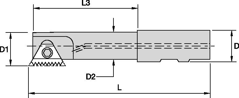 TMS • Thread Milling System Indexable Thread Mills