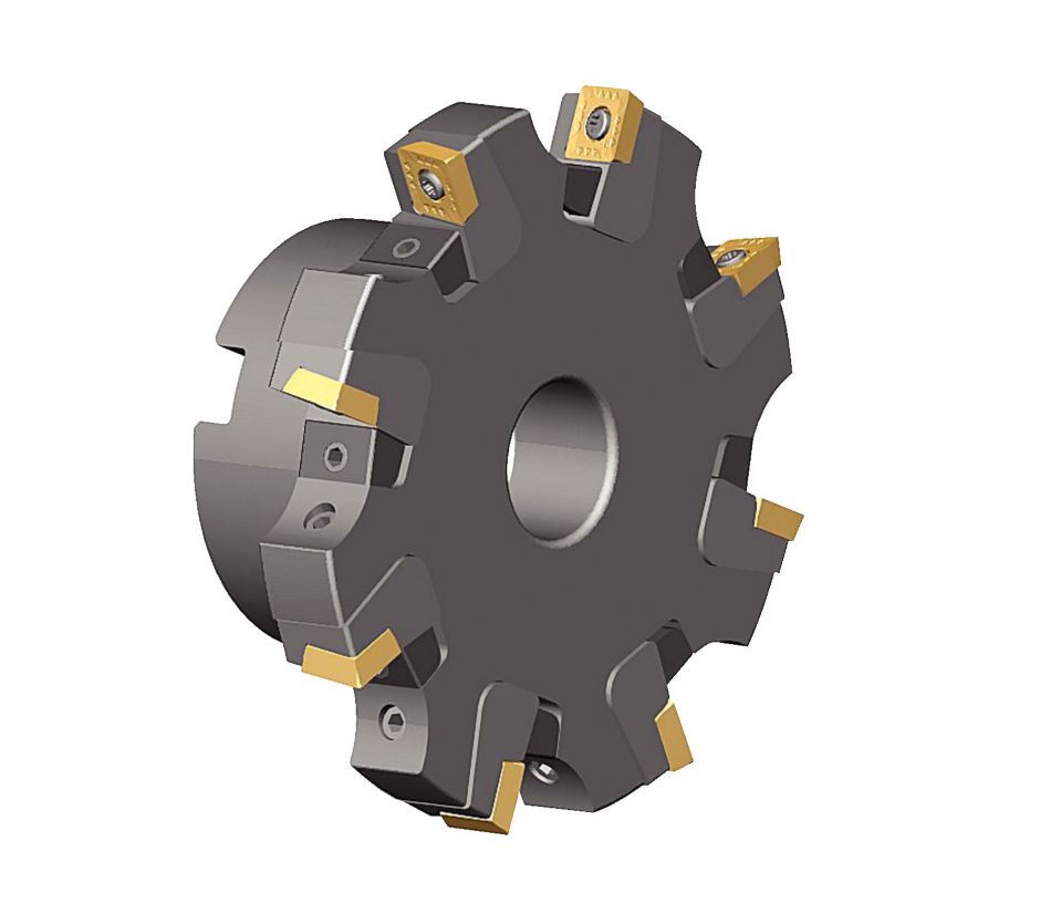 KSSM™ Slotting Cutters - IC 10 - Adjustable (Shell Mounting - Half-Side Cutting - Right Hand - 14 mm) • Metric