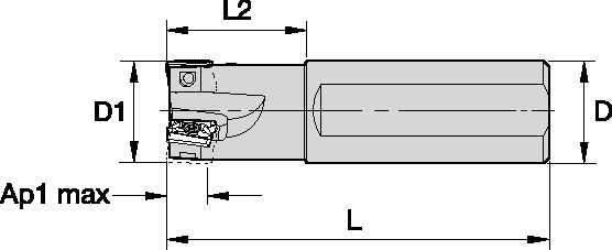 NGE-A Indexable End Mills