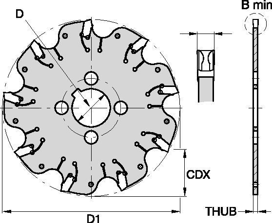 Slot milling cutter for multiple materials