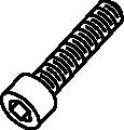 SOCKET HEAD SCREW M8X20