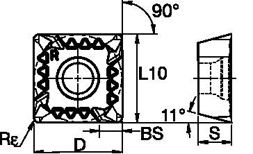 Indexable Inserts for KSSM™ SP.T10T3…