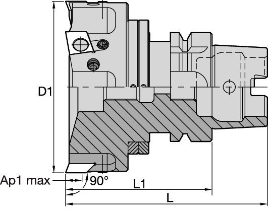 Fix-Perfect™ 90° - Aluminium - Shell Mills - HSM Line - Metric 1782709 - Kennametal