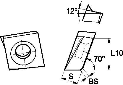 4.81 R 20° Lead Wiper Insert