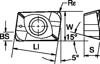 NGE-A Indexable Inserts for NGE-A