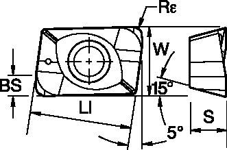 NGE-A Indexable Inserts for NGE-A