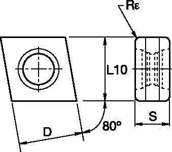 CNHU-R 6993270 CNHU1005R08 - Kennametal.com