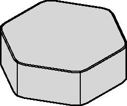 Inserts for HexaCut™ 45° • HNEN-SN