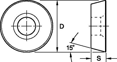 Round Inserts for KDM - RDPX-LN 3876465 - Kennametal