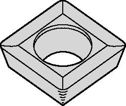 Inserts for KTMS T-Slot Cutters • SDMT-EGG