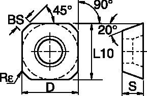 Inserts for Chamfer Mill • SEHW