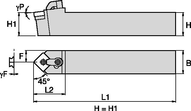 M-Style MSDNN083 Toolholder 2953473 - Widia