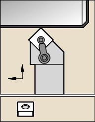 Kenloc™ MSSNR206D Toolholder 1096042 - Kennametal