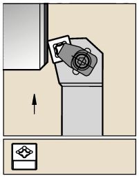 Negative Kendex™ Wendeschneidplatten