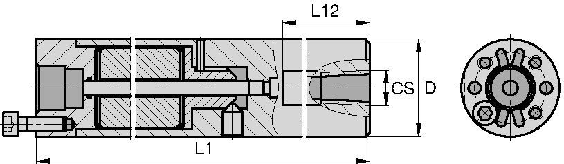 D...TTB • Tunable Boring Bars • 10:1 Overhang • Through Coolant • Inch