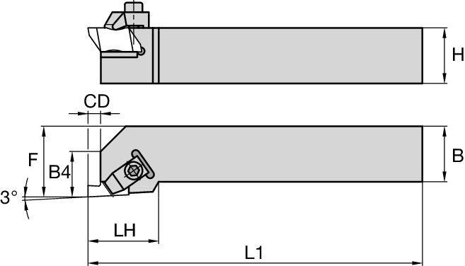 Integral Toolholders • NS • with Shim