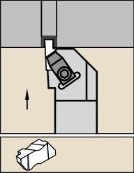 TopGroove™ NSRDH163D Toolholder 3637528 - Widia