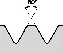 Laydown 4ERN60 Threading Insert 2018252 - Widia