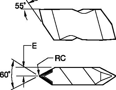 Top Notch™ Wendeschneidplatten für das Gewindedrehen