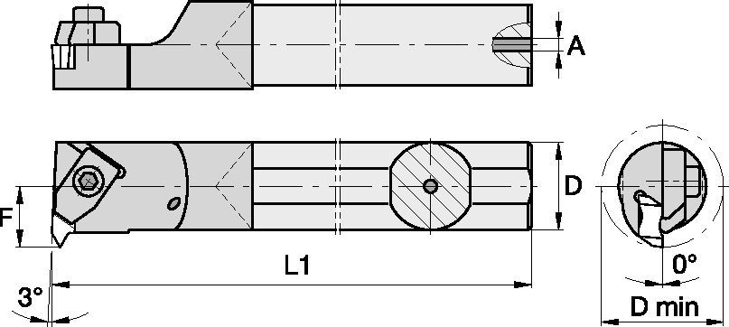 Top Notch™ Threading Boring Bars