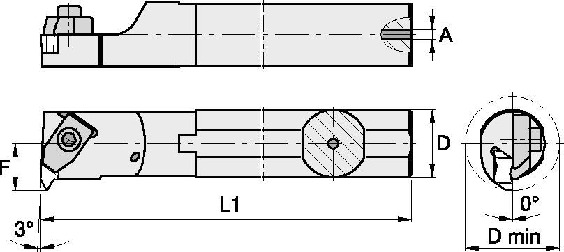 Top Notch™ Threading Boring Bars