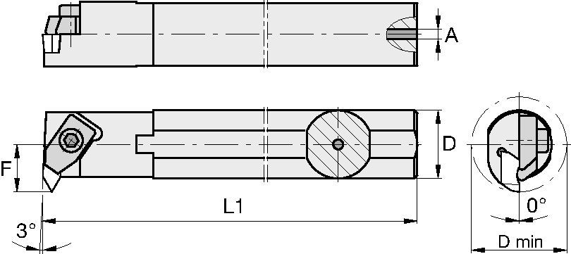 Top Notch™ Threading Boring Bars