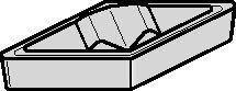 Top Notch™ VCGR160408 Profiling Insert 1163327 - Kennametal